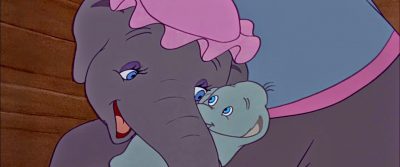 Dumbo with his mother