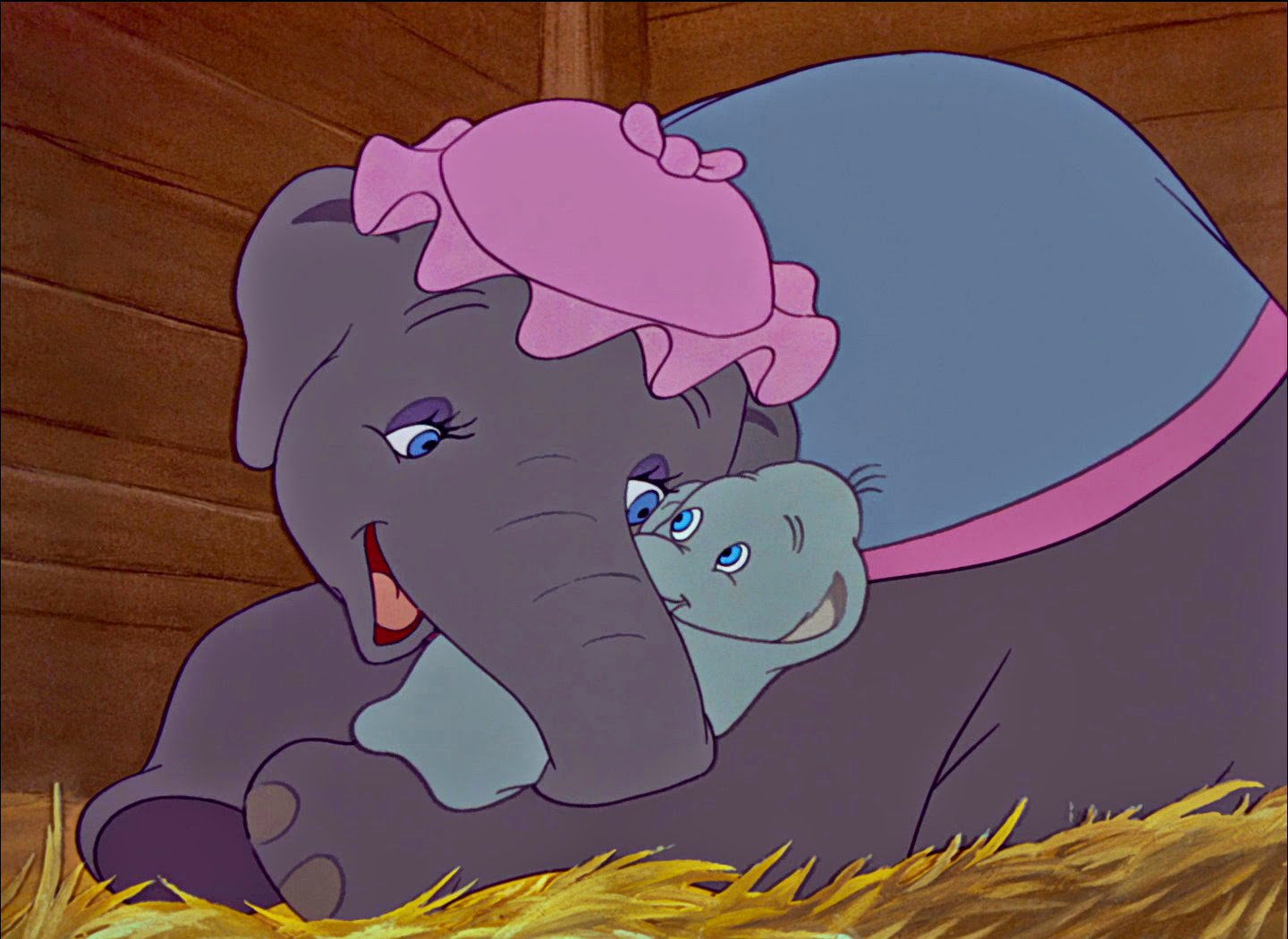 Dumbo with his mother