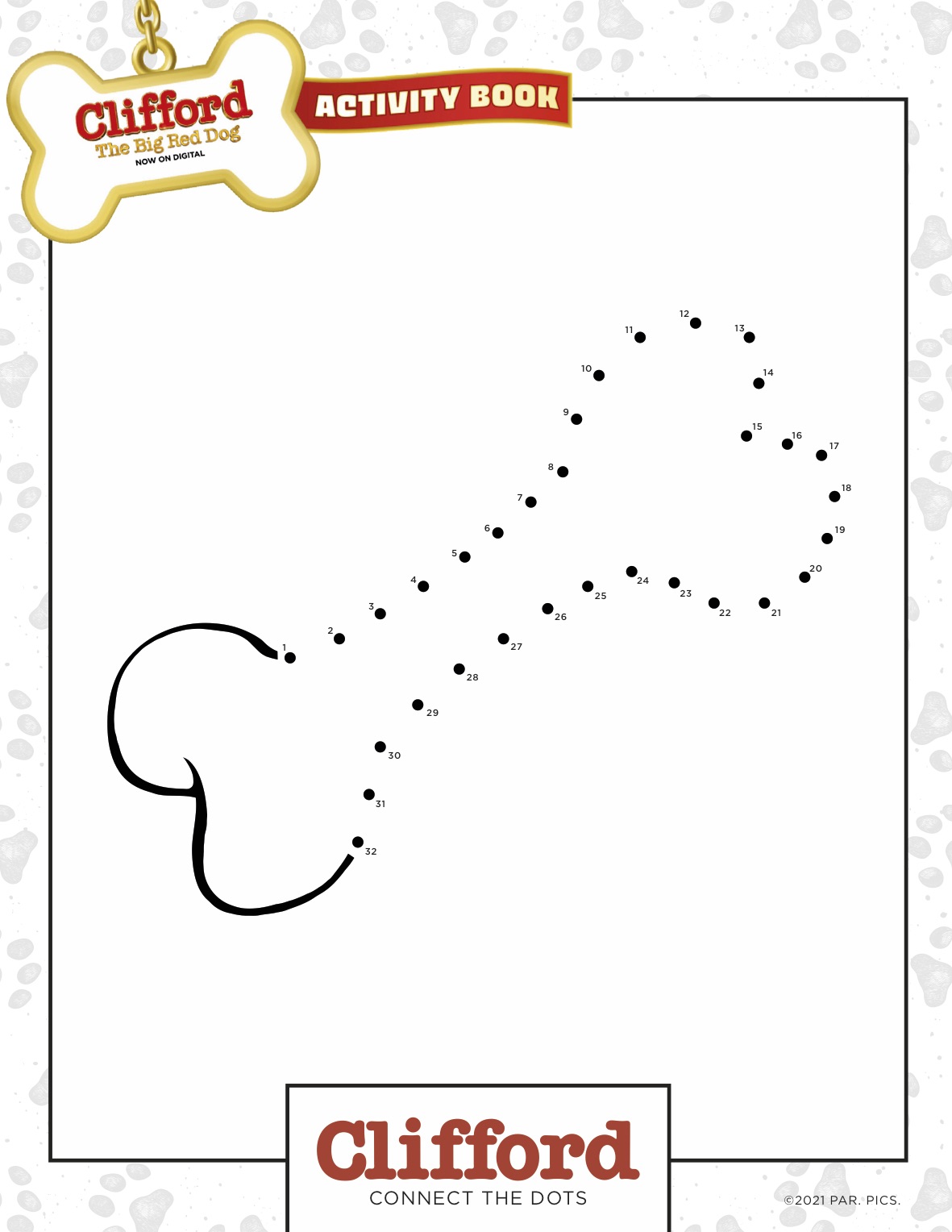 Clifford The Big Red Dog - activity sheets! - Movies For Kids